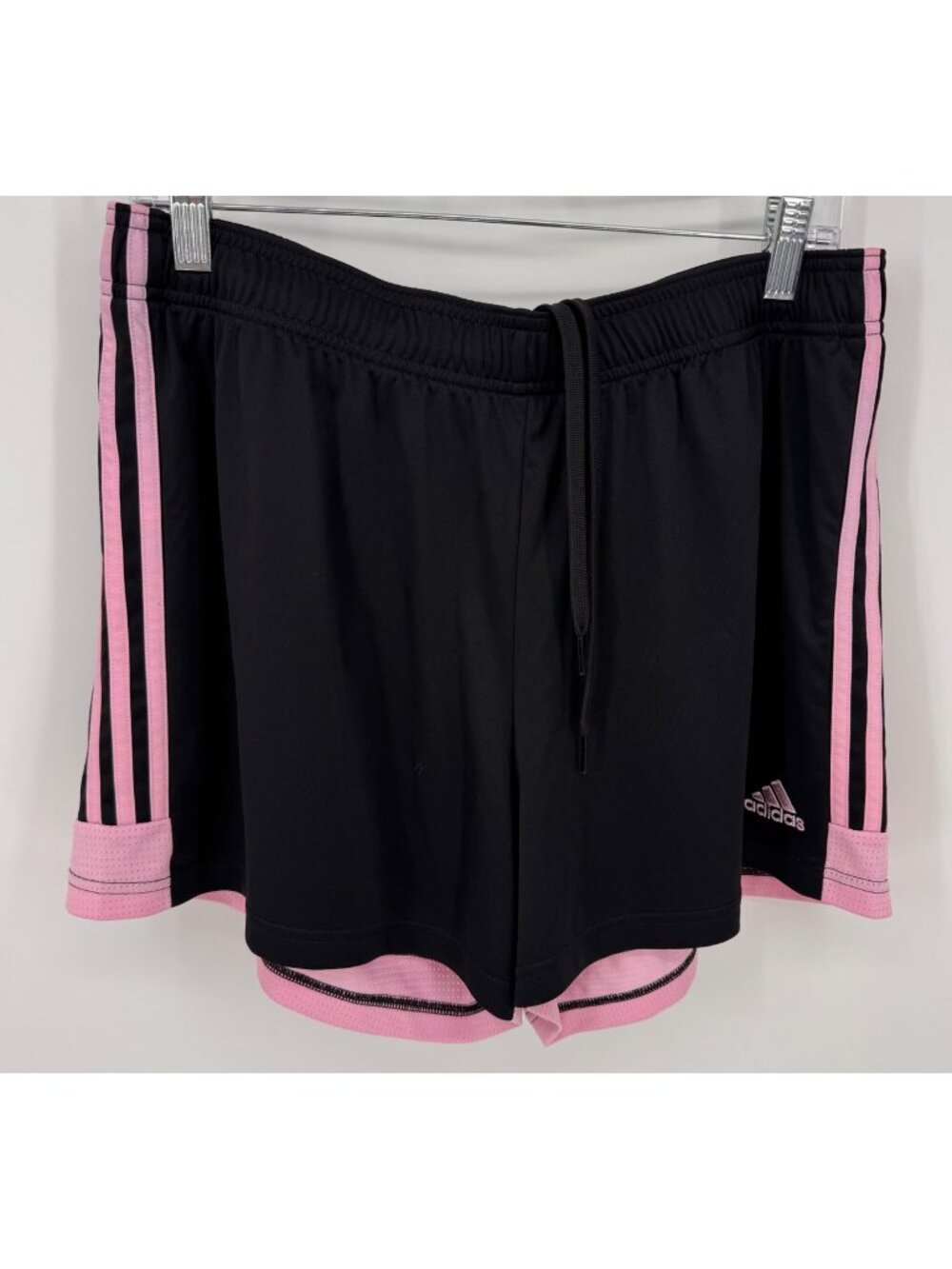 Adidas Aeroready Black Pink Athletic Shorts Womens XL